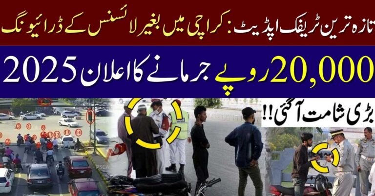 Driving Without License in Karachi