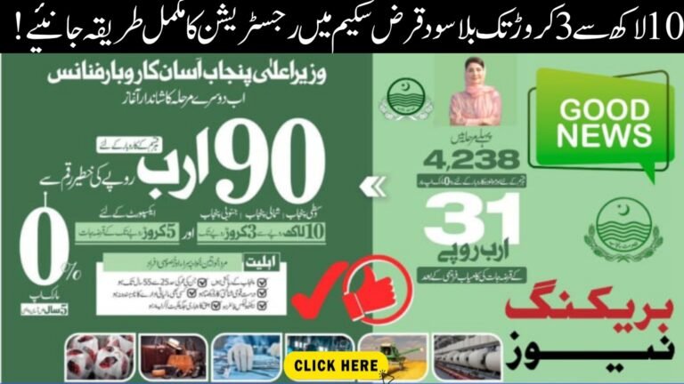 Breaking News: Assan Karobar Finance Scheme 2025 – Punjab Govt Launches Phase 2 Start